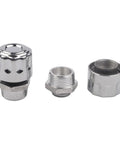 Heavy Duty 40 Micron NPT Hydraulic Tank Breather Cap 2 Pack showing aluminum alloy vent filters for diesel equipment.