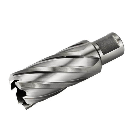 Oscarbide annular cutter, 1-1/16 in dia, 2 in depth, Weldon 3/4 in shank for magnetic drill press
