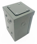 Heavy Duty 50 Amp Generator Power Inlet Box Ready To Roll Nema Type 3r Rainproof Outdoor Electrical Outlet with gray finish