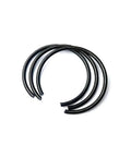 Ten Pieces Of 2.5Mm Spring Steel Retaining Rings Fit Shaft OD Ranging From 35MM To 165MM For Quick Snap Installation.