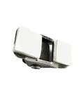 16 Piece Heavy Duty Half Inch Straight Casters With Silent Rubber Wheels Deliver Smooth Gliding Action For Furniture And Storage Boxes close-up image of rubber caster wheel with metal mount.