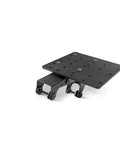 Universal Sim Racing Gear Shifter and Handbrake Mount Adjustable Cockpit Bracket with rods for left and right setup.
