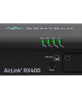 Front view of AirLink RX400 5G RedCap Industrial Cellular Router with ultra-low power design and rugged IP64 rating.