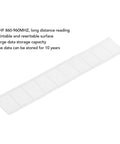 Top Tier One Hundred Pieces Uhf Rfid Tags 860 To 960 Mhz Adhesive Labels on a roll for long distance reading and rewritable use.