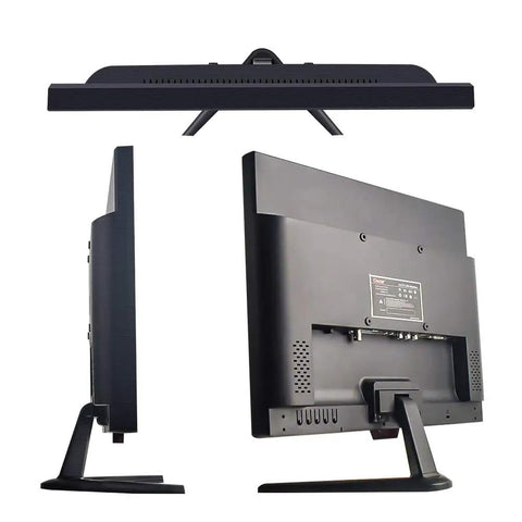 Side and rear view of 15 Inch CCTV Monitor Dope Pro Grade Security Screen With Built In Speaker And 1024x768 LCD For Home