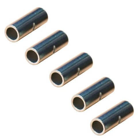 88 Piece Beefy Heavy Duty Heat Shrink Butt Connector Set For High Current Car Audio And Marine Wiring Waterproof Pure Copper Splice Kit With 4 6 8 AWG Connectors, showing five butt connectors.