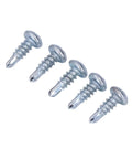 Close-up of 50 Pack 4.2x13mm Wood Screws Set With Phillips Head High Hardness Carbon Steel Self Tapping Fasteners for furniture and DIY projects