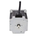 Total Game Changer Nema 23 Stepper Motor With Dual Shaft And Precision Windings To Handle Heavy Cutting Tasks Without The Stress Or Thermal Drift Ideal For Cnc Fabrication And 3d Printing Projects Running Breezy, showcasing dual shaft angle.