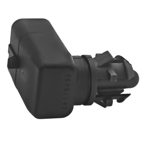 No Sweat Plug And Play Ambient Air Temperature Sensor With Connector Pigtail Harness For Chevy Silverado HD shown at an angle.