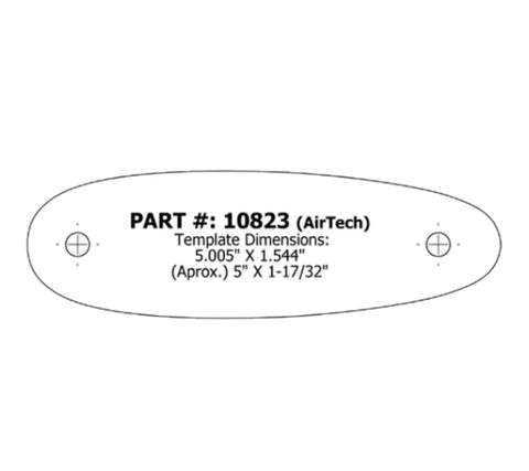 Airtech Recoil Pad for Stoeger M3000 M3500 Shotguns With NAVCOM Vibration Dampening template dimensions 10823