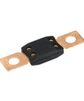 Heavy Duty ANL Car Fuse Kit, 100 Piece Mega Bolt On Blade Fuses close-up showing metal connectors.