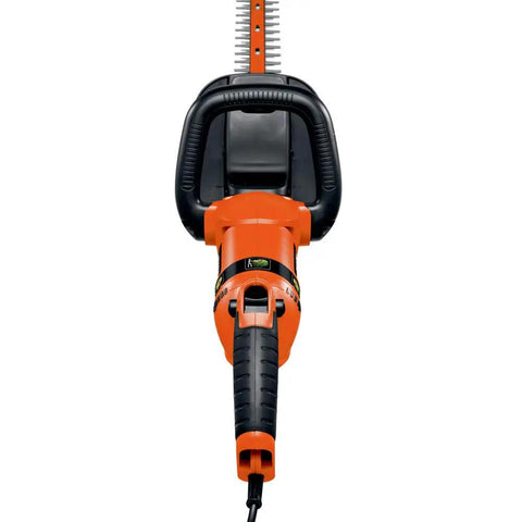 Front view of Rotating-Handle Hedge Trimmer With 24-Inch Dual-Action Blades, 3.3-Amp Electric Shear, Cuts Up To 3/4-Inch Branches