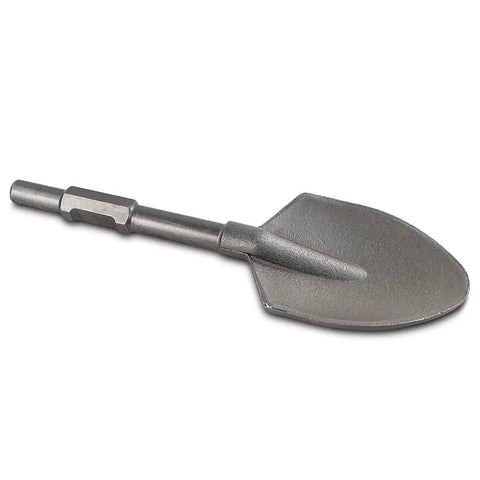 Heavy Duty Hex Shovel Bit For Jack Hammer 1 1/8 Inch Shank Universal Fit Demolition Tool For Construction Concrete Breaker Landscaping