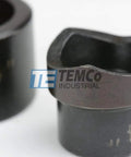 Close-up of 3/4 Inch Conduit Punch And Die Set For Hydraulic Knockout Driver, showing pro grade heavy duty material and 9 ton capacity.