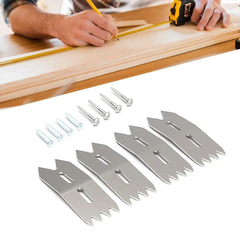 4 Piece Woodworking Limit Clamp Set For Slab Flattening Mills, Pro Grade Slab Clamping Dogs And Wood Board Fixing Clamps For Precise Positioning, Quick Install And Secure Board Alignment, carbon steel plates with screws