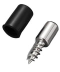 Heavy Duty Self Tapping Screws For Cabinet Laminate Support 50 Piece Cross Laminated Board Fasteners, black and silver design, rust resistant.