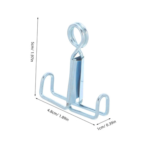 Laboratory Adjustable Rubber Hose Clamps 25 Pack Flow Control Tube Clips Spring Stop Clips with dimensions