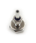 AdlerSpeed Soft Mount Vacuum Line Fitting Kit With 6mm Silicone Hose And Lock Nut Washer Features CNC Machined Aluminum Seal For Universal Install That Aint Going To Leak, front view