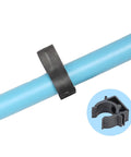 Heavy Duty Nylon Pipe Clips For Three Quarter Inch ID And One Inch OD Air Lines, Fits Twenty Five Millimeter Outer Diameter Tubes