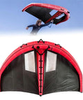 Inflatable Surfing Wing Kite Sail 5 Square Meters Handheld Kitesurf Wing Foil Windsurfing With Two Airbags For Adults