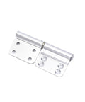 Rotating Concealed Cabinet Hinges 4 Inch Aluminum Door Fittings Silver Black, Flag Type Removable, Heavy Duty for Cabinets