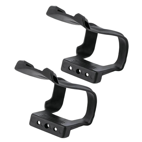 Strapless half clips cage, lightweight durable design, Toe Clip Pedals For Mountain And Road Bikes with no slip grip for cyclists