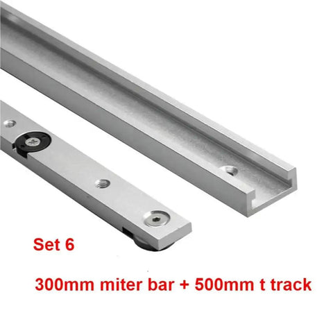 T Track And Miter Track Jig Kit For Woodworking Table Saws Built Tough With Aluminum Alloy Tracks And T Bar Sliders 500mm Track 300mm Bar