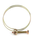 10 Pack Stainless Steel Double Wire Hose Clips Adjustable Water Hose Barb Clamps For Plumbing Fasteners Fits 46 To 51 Mm
