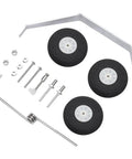 Aluminum Main Landing Gear Wheel Kit For RC Airplane Cessna 182 55mm Wheel 198mm Long Gear 73mm Tall with hardware included