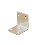 Heavy Duty Stainless Steel 90 Degree L Shelf Brackets Set With Screws For Rock Solid Wall Shelves, Rust Resistant 50x50x50mm