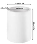 Three Quarter Inch PVC Pipe Coupling Adapters Socket To Socket Slip Connectors Sch40 White Plumbing Fittings Dimensions