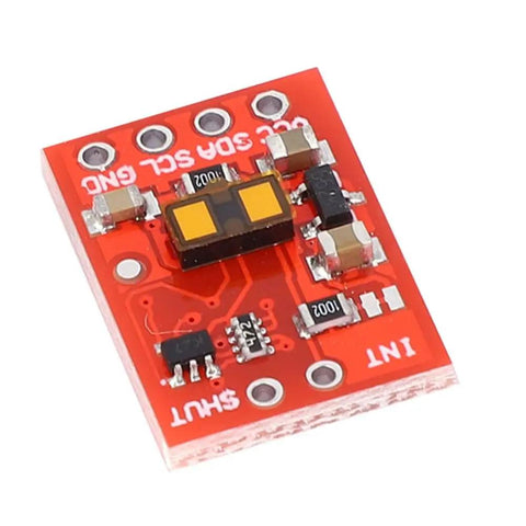 VL53L1X ToF Distance Sensor Module With I2C Interface For Robotics And Drone Builds 4 Centimeter To 4 Meter Range 940 Nanometer Emitter