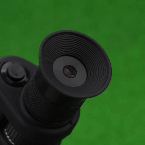 Close-up of the eyepiece on Fiber Optic Inspection Microscope With 400x LED Illumination Handheld Anti Slip Grip Easy Focus Includes SC LC FC Adapters