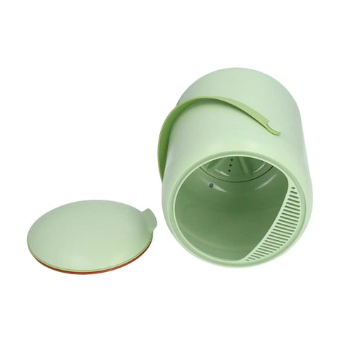 Compact 3L Portable Washing Machine With Quick Spin Cycle For Underwear Socks And Delicates Hassle Free On The Fly Laundry Tool Perfect For Dorms RVs Campers And Tiny Apartments Green with lid.