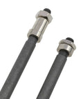 Two Pack Bike Axle Set Featuring 108mm Hollow Front Shaft And 145mm Rear Hub Rod For Mountain Bikes lightweight steel rods.