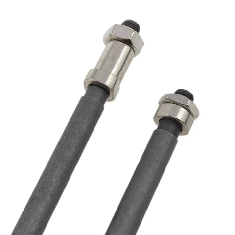 Two Pack Bike Axle Set Featuring 108mm Hollow Front Shaft And 145mm Rear Hub Rod For Mountain Bikes lightweight steel rods.