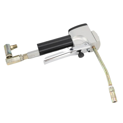 Beast High Pressure Pneumatic Grease Gun With Aluminum Alloy Body 400 Bar side view showing nozzle and trigger
