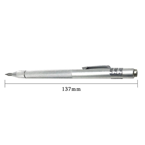 Pro Grade Four Pack Metal Scribe Tools With Tungsten Carbide Tips And Magnetic Pickup For Machinists Engraving And Welding Includes Four Replacement Tips For Long Lasting Use