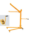 Tough As Nails Mobile Small Crane with silent rubber casters, lifting capacity of 300kg, ideal for yard projects.