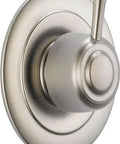 3-Port Diverter Trim With 6 Settings In Stainless Finish, Includes Valve Cartridge, ADA Compliant When Installed Properly