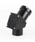 1.25 Inch Diagonal Mirror Telescope Replacement With Full Metal Body, 45 Degree Zenith Diagonal Adapter in black metal