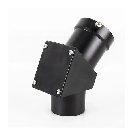 1.25 Inch Diagonal Mirror Telescope Replacement With Full Metal Body, 45 Degree Zenith Diagonal Adapter in black metal