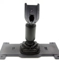 Heavy Duty Metal Rear View Mirror Back Plate Panel For Car Dash Cam DVR with black mount bracket, front view