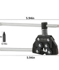Breaker Cutter Tool For Motorcycle Roller Chain Detacher Fits 25 35 41 40 50 60 Links, Built From High Carbon Steel with dimensions