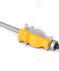 Dead Nuts Reliable 6mm Shank Handrail Router Bit for Woodworking Trimming and Molding with sharp carbide cutter heads.