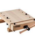 Rock Solid Portable Workbench Vise Top Heavy Duty Shop Station For Woodworking And Mechanical Repair Projects, beech wood, compact size