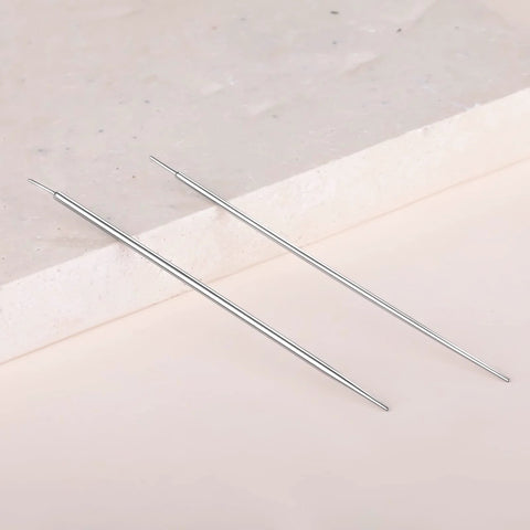 G23 Titanium Threadless Piercing Taper Kit For Nose Lip Monroe Ear Tragus Helix Stretching 14G 16G 18G push in insertion pins