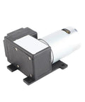Dead Quiet Micro DC Vacuum Pump With Built In Pressure And Vacuum Gauges Rock Solid Industrial Air Trap Generator close-up of motor.