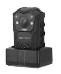 1296P HD Police Body Camera With 2 Inch LCD Display, Night Vision, 32GB Built In Memory, GPS Tracking, Password Lock on base