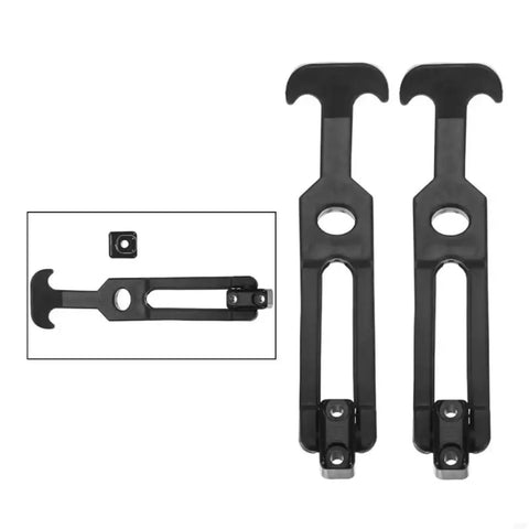 4 Pack Rubber Latches with Flexible T Handle Hasp Draw Latches, vibration dampening, all-weather resistant, heavy duty rubber fasteners